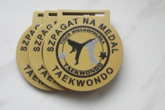 Medale metalowe, średnica 5 cm, z indywidualnym nadrukiem