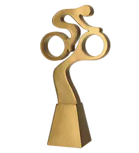 Statuetka rowerowa